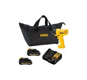 ATORNILLADOR DE IMPACTO DEWALT 1/4 12V + CARGADOR Y 2 BATERIA