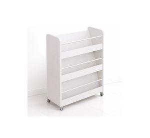 Estanteria con ruedas 3 niveles blanca