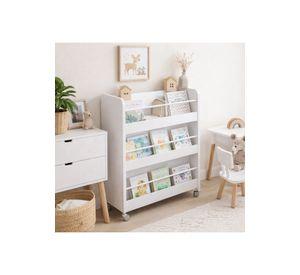Estanteria con ruedas 3 niveles blanca
