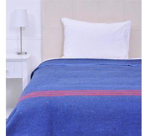Frazada Termica King Lineas Azul