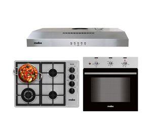 Kit Campana + Encimera + Horno 60cm Mabe CM6045_CMG6044_HM6031