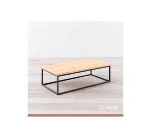 Mesa de centro rectangular 110x60 - Madera Clara