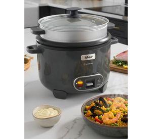 Oster Arrocera, 3 En 1, 12 Tazas de Capacidad, Función Sofrito, Vaporera,Oster DiamondForce