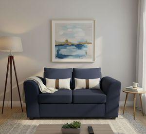 Sofa 2 cuerpos fancy hogar AZUL