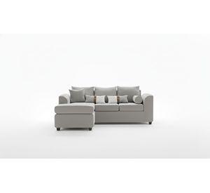 sofa 3.1 intercambiable gris fancy hogar
