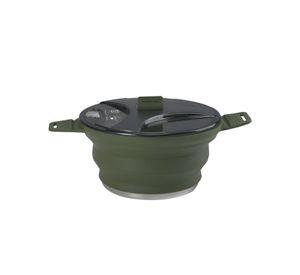 Olla Silicona Plegable 2,4L - Camping Militar