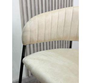 SITIAL TERCIOPELO PATAS NEGRAS GLAM