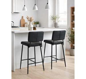 SET DE SILLAS DE BAR ACOLCHADA 68 CM COFFEE - 2 UNID