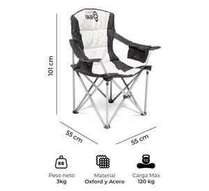 Silla Plegable Para Camping Kano Cucao Reforzada Acolchada