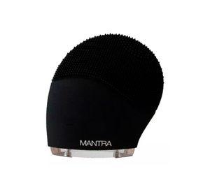 Limpiador Facial y Masajeador Mantra Silicone Brush Negro