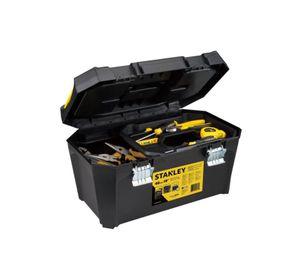 CAJA HERRAMIENTA STANLEY CON BANDEJA SIERRE METALICO
