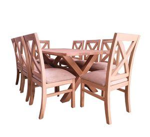Comedor 8 Sillas Cruz Cruz Beige