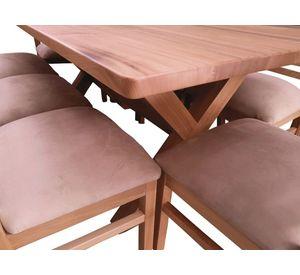Comedor 8 Sillas Cruz Cruz Beige