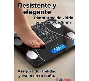 Balanza Pesa Digital Inteligente con App de Bluetooth Báscula Recargable
