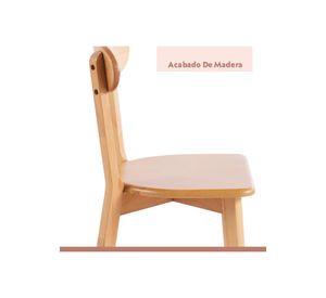Pack de 2 Sillas Fresno de Madera - Natural