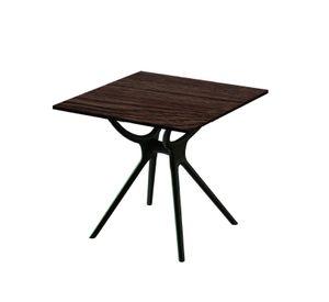 Mesa de Comedor Art 80x80 Cafe Marron