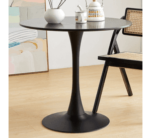 MESA REDONDA MODERNA TULIP 80CM CON BASE METALICA