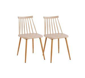 Pack 2 Sillas de Comedor Resistentes Royal