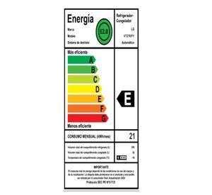 Refrigerador Top Freezer LG 264 Litros con Smart Inverter Compressor VT27KPY