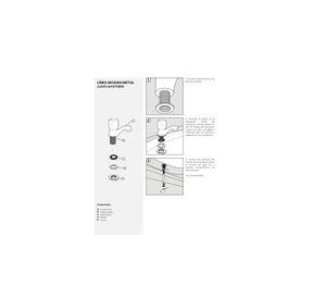 LLAVE LAVATORIO LINEA METAL