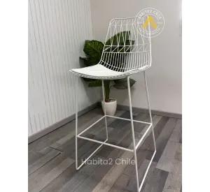 SET 2 TABURETES O SILLAS DE BAR 75 CM ELEGANT METALICOS