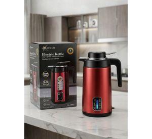 Termo Hervidor Eléctrico Acero Inoxidable 2 Litros Rojo