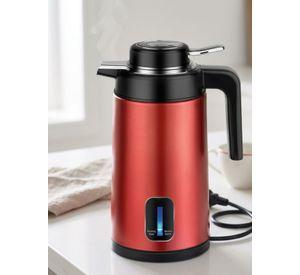 Termo Hervidor Eléctrico Acero Inoxidable 2 Litros Rojo