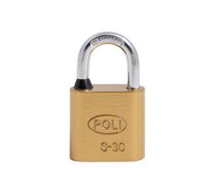 CANDADO POLI S 30MM BRONCE
