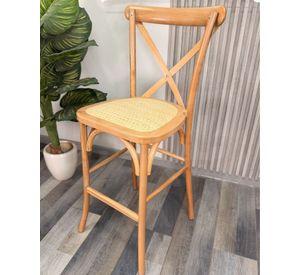 Pack 2 Taburetes Crossback de Madera 66 cm
