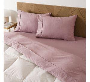 Sabana MF Embossed 2 P Rosado Plumetti