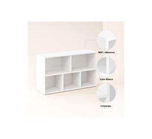 Estantería Baja MultiBox 80x24x49.5 Blanca