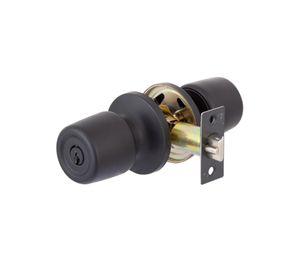 CERRADURA TUBULAR POLI 8000 8403 OFI/DORM NEGRO