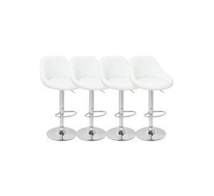 PACK 4 SILLAS DE BAR AJUSTABLES ECOCUERO DANI