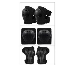 Pack Rodilleras Coderas y Muñequeras - Negro