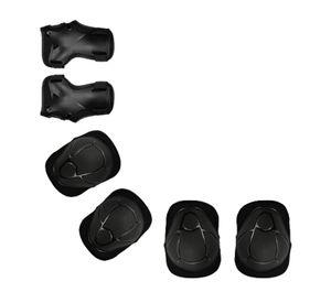 Pack Rodilleras Coderas y Muñequeras - Negro
