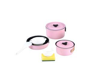 Set Ollas Aluminio Anti-Adherente 3 Piezas