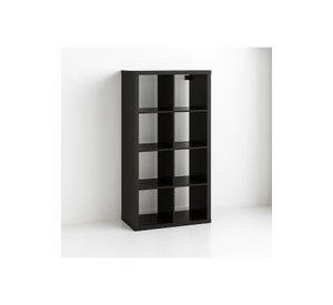 Estante Modular Zyno con 8 Compartimentos - Negro