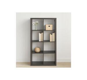 Estante Modular Zyno con 8 Compartimentos - Negro