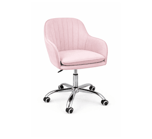 Silla de Escritorio Giratoria Acolchada Lineal Silver
