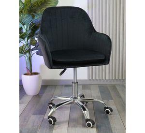 Silla de Escritorio Giratoria Acolchada Lineal Silver