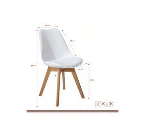Comedor Mesa Eames Negra Redonda 80cm + 4 Sillas Tulip Blancas