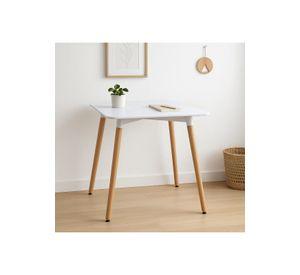 Mesa Cuadrada de Comedor Eames 80x80cm - Blanca