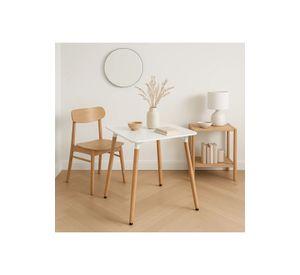 Mesa Cuadrada de Comedor Eames 80x80cm - Blanca