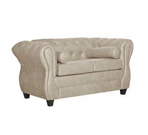 SOFÁ 2 CUERPOS CHESTERFIELD BEIGE
