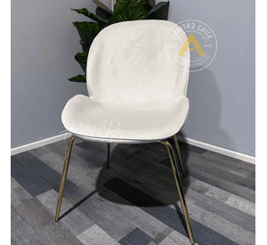 JUEGO DE COMEDOR 4 PUESTOS DUBAI BERLIN GOLD 100 CM