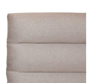 Respaldo Tubular Horizontal Beige Super king
