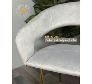 PACK 4 SITIALES O SILLAS MODERNA FLORENCIA TERCIOPELO GOLD