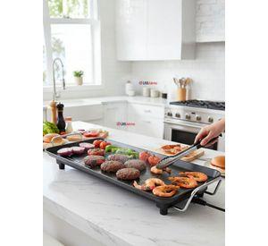 Plancha Parrilla Eléctrica ExtraGrande Antiadherente Churrasquera 1500W