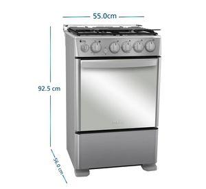 Cocina de Piso a Gas 55 cm Inox Mabe CMC5540FX1
