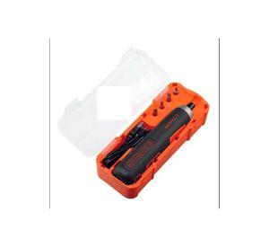 ATORNILLADOR INALÁMBRICO BLACK + DECKER  BD40K4-LA 4V + 4 ACC. +USB